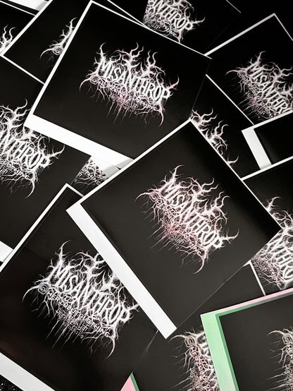 MISANTHROP BLACK METAL - Holo-Sticker