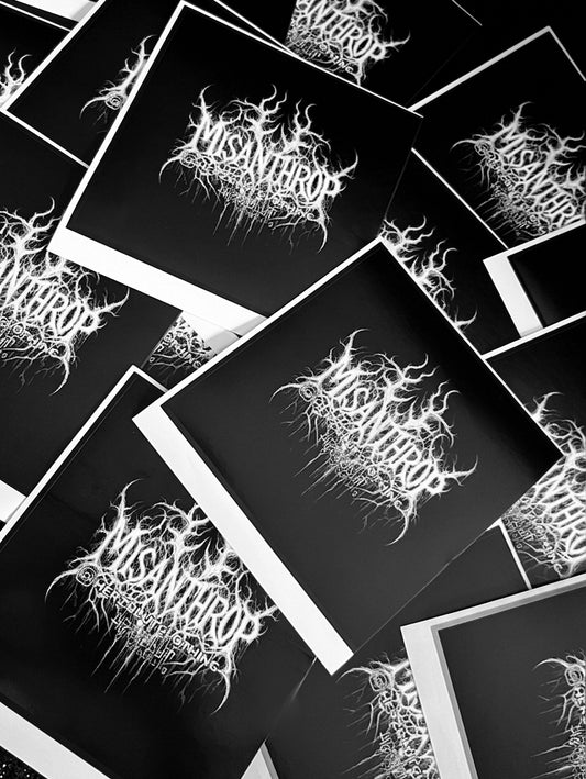 MISANTHROP BLACK METAL XL - Sticker