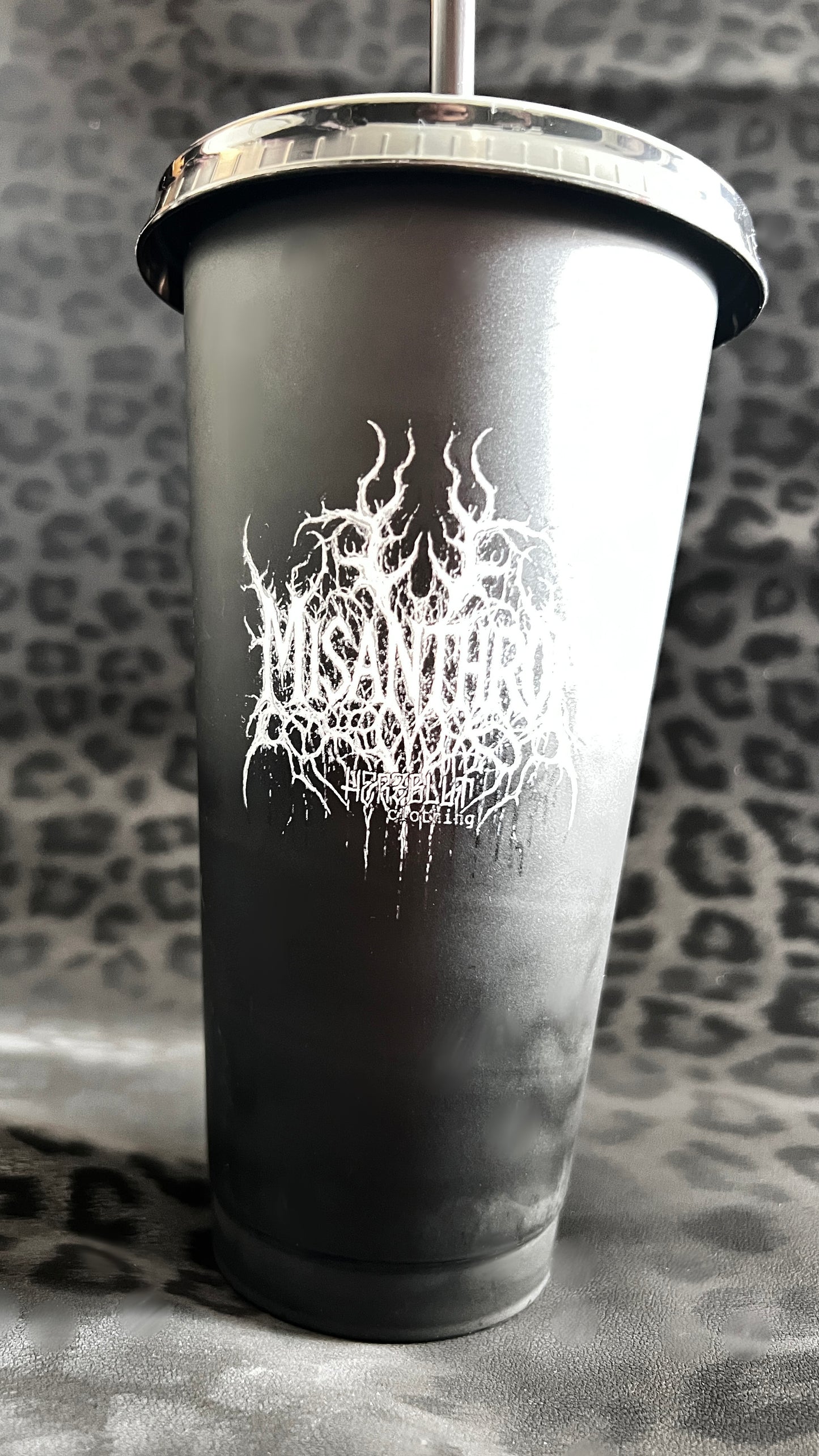 MISANTHROP BLACK METAL - Trinkhalm-Becher