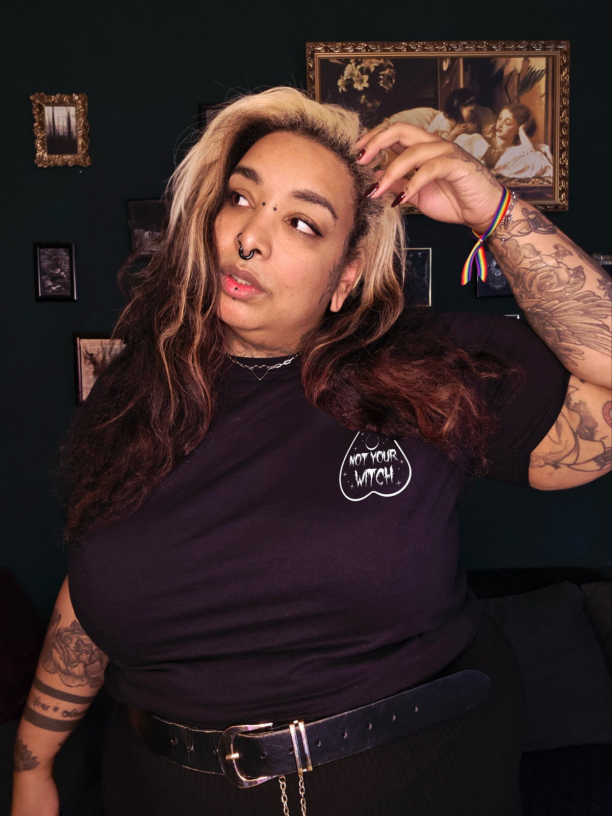 NOT YOUR WITCH OCCULT - T-Shirt - schwarz