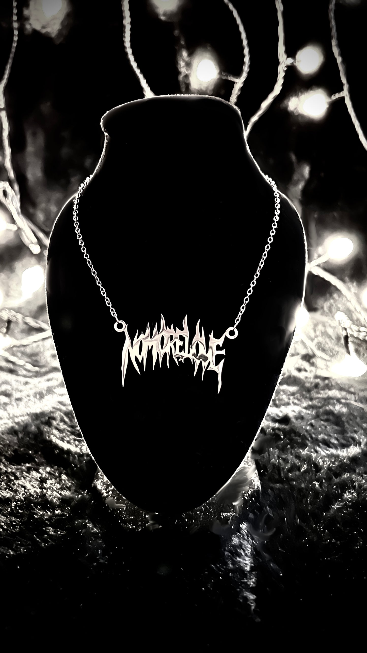 NO MORE LOVE - Kette - gold/silber