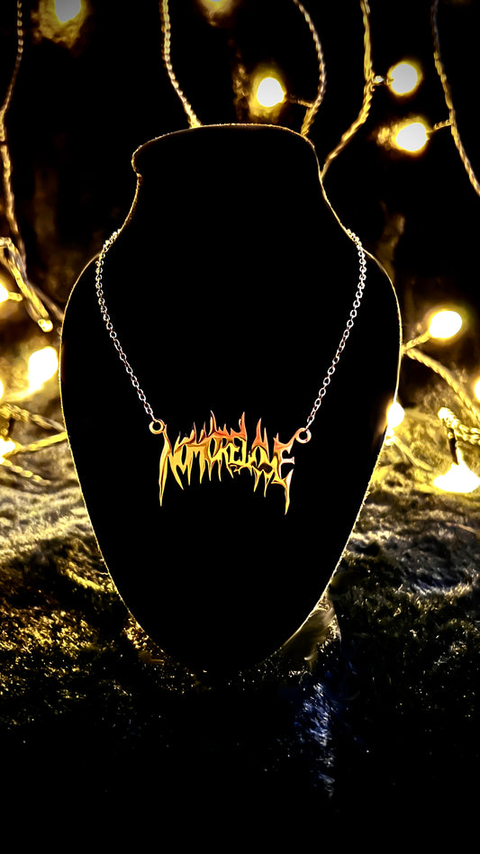 NO MORE LOVE - Kette - gold/silber
