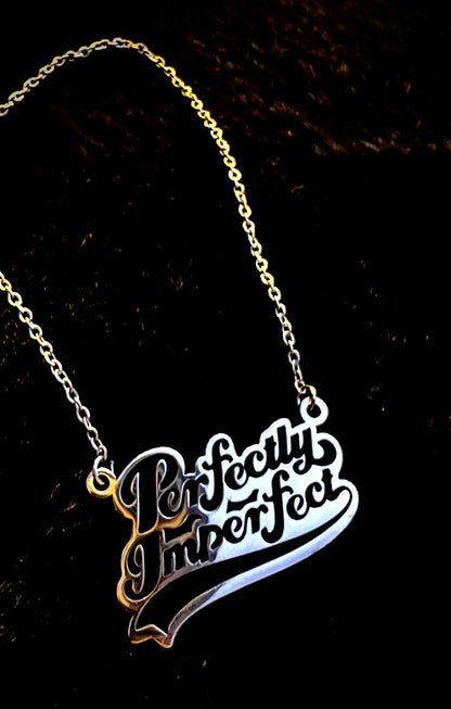 PERFECTLY IMPERFECT - Kette - gold/silber