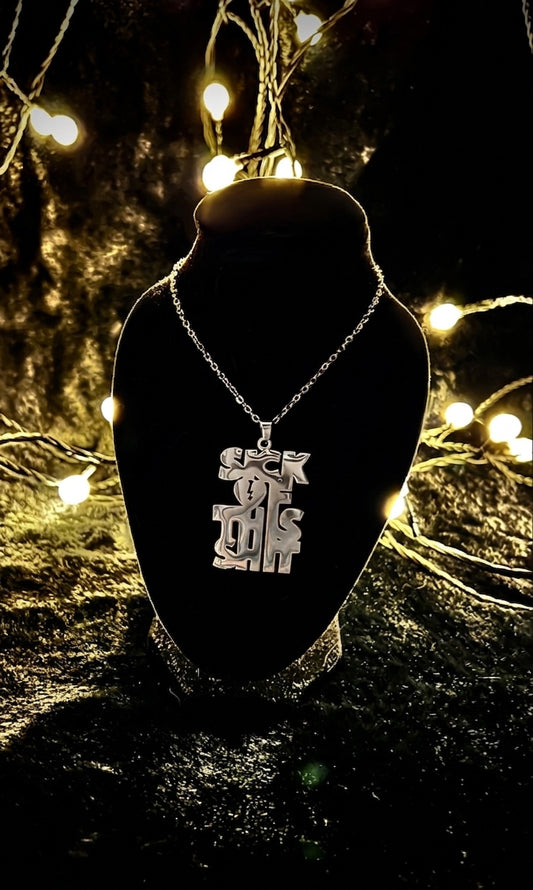 SICK OF THIS SHIT - Kette - gold/silber