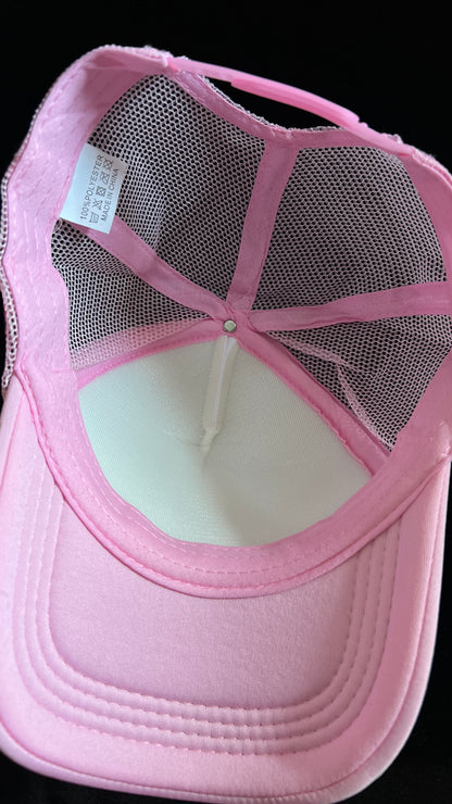 MY PUSSY, MY CHOICE - Trucker-Cap - rosa/weiß