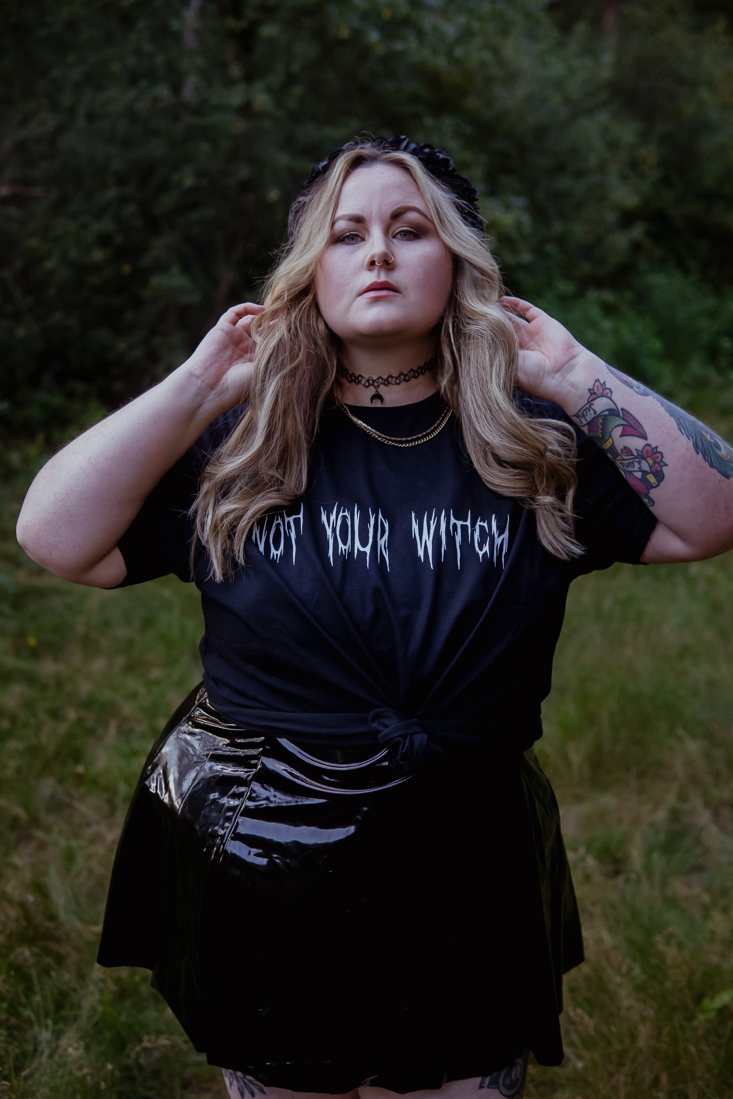 NOT YOUR WITCH - T-Shirt -schwarz