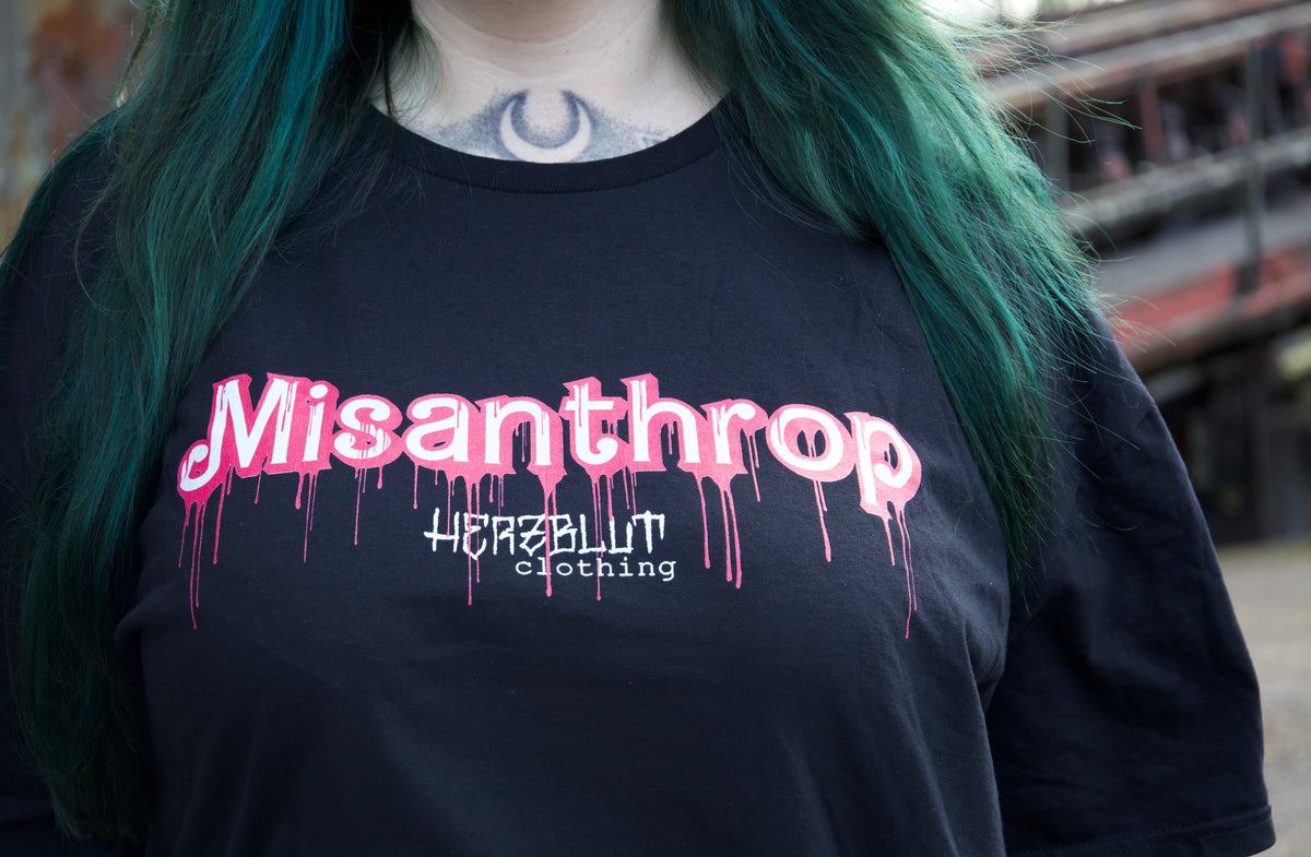 MISANTHROP PINK DOLL - T-Shirt - schwarz