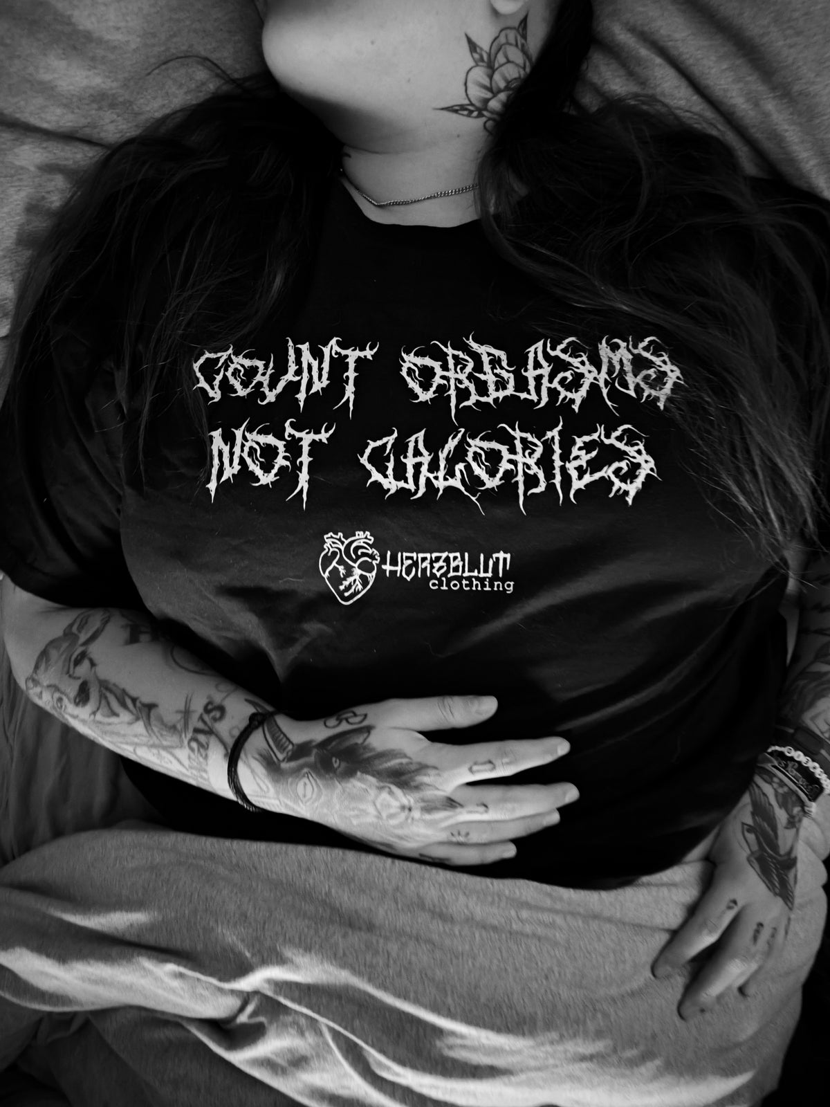 COUNT ORGASMS - T-Shirt - schwarz