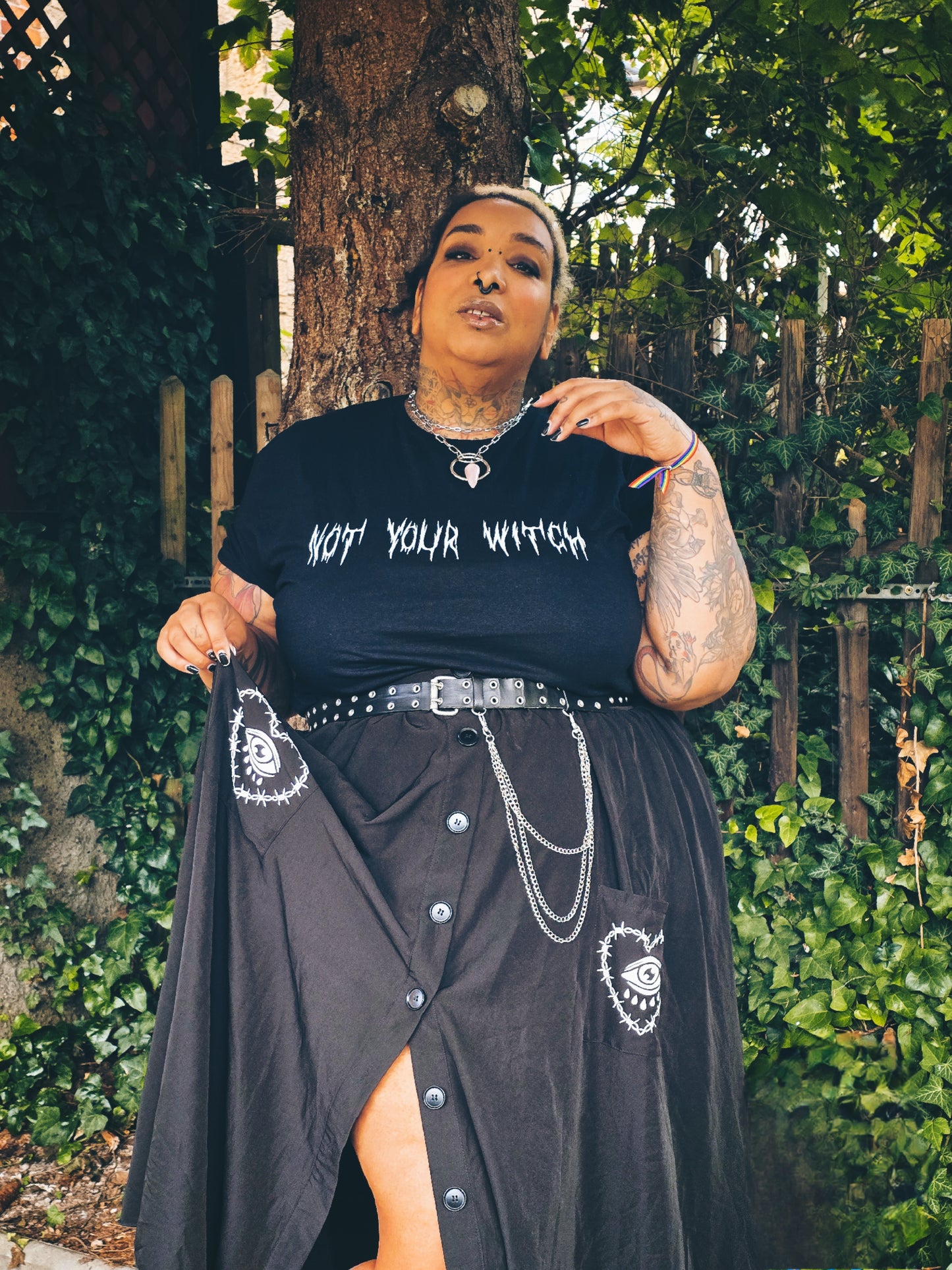 NOT YOUR WITCH - T-Shirt -schwarz